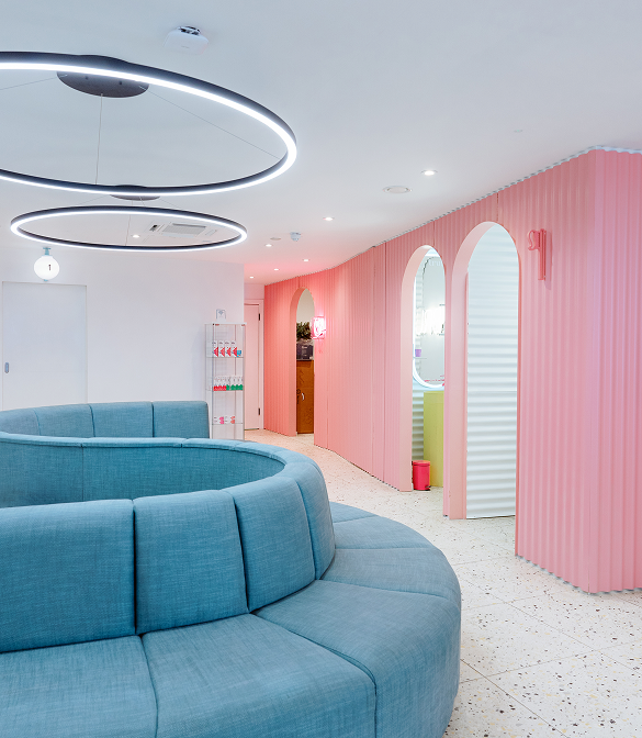 Truly dental clinic waiting area